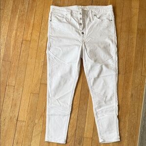 Madewell High Rise White Women's Jeans